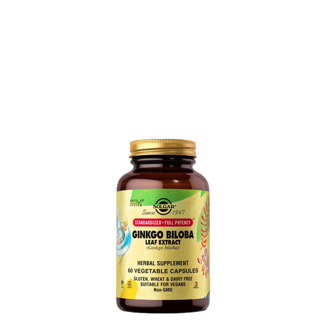 Solgar S.F.P. Gingko Biloba Cápsulas Vegetais x60