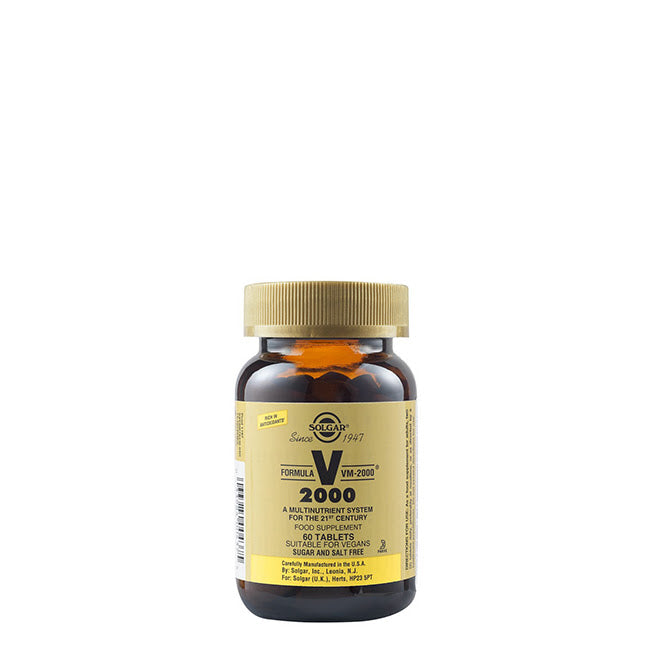 Solgar VM-2000 Suplemento Multivitamínico 60 Comprimidos