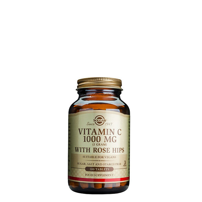 Solgar Vitamina C 1000mg Rosa Mosqueta 100 Comprimidos