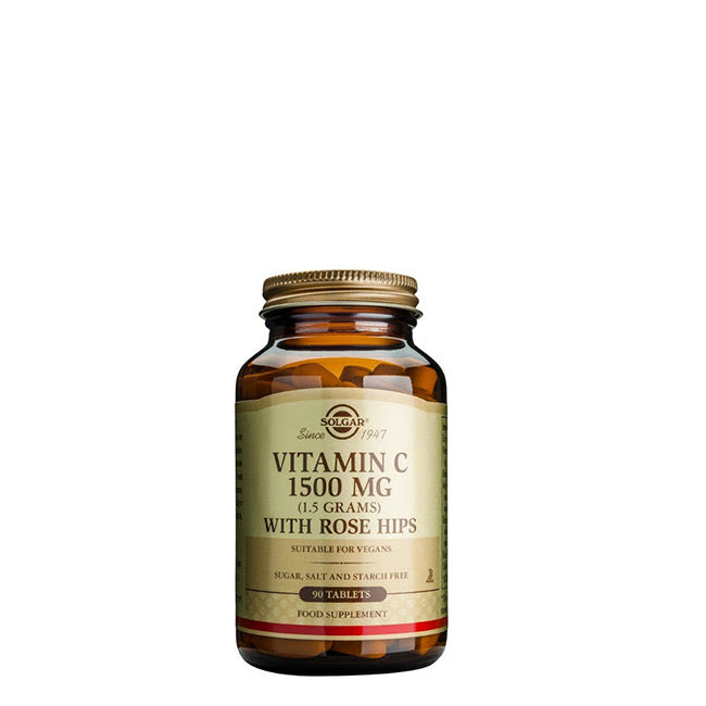 Solgar Vitamina C 1500mg Frutos da Roseira Brava Comprimidos x90