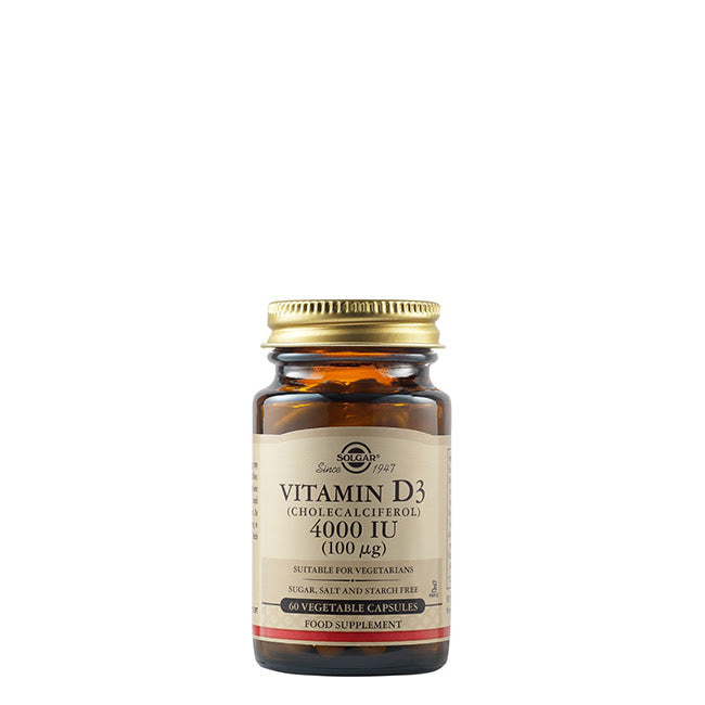 Solgar Vitamin D3 4000 IE pflanzliche Kapseln 60 St.