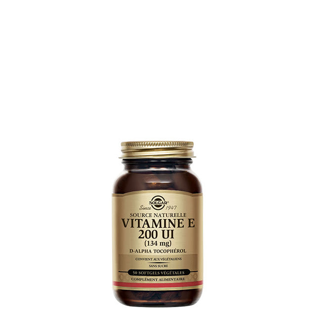 Solgar Vitamina E 200 IU Softgels 50 cápsulas