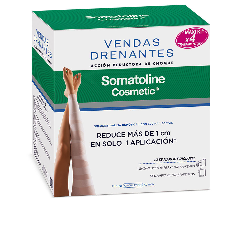 Somatoline Cosmetic Kit Completo de Bandas Drenantes com Recargas