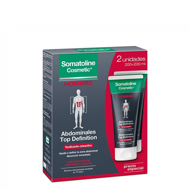 Somatoline Cosmetic Homem Duo Abdominais Gel Tonificante 2x200ml