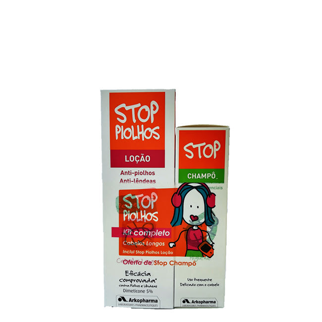 Stop Piolhos Kit Completo Cabelos Longos