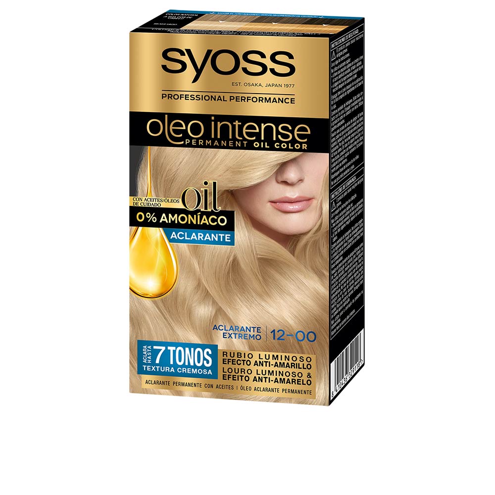 Syoss Oleo Intense Ammonia-Free Coloração Cor 12.0 Silver Blonde