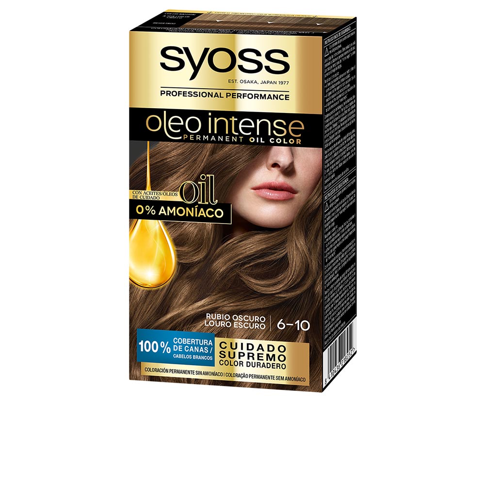 Syoss Oleo Intense Ammonia-Free Permanent Oil Coloração 6.10 Dark Blonde