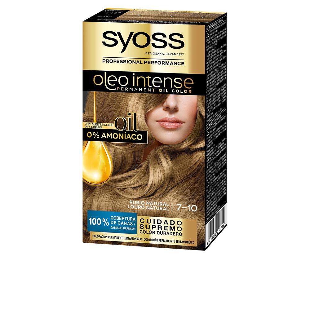 Syoss Oleo Intense Ammonia-Free Permanent Oil Coloração 7.10 Natural Blonde