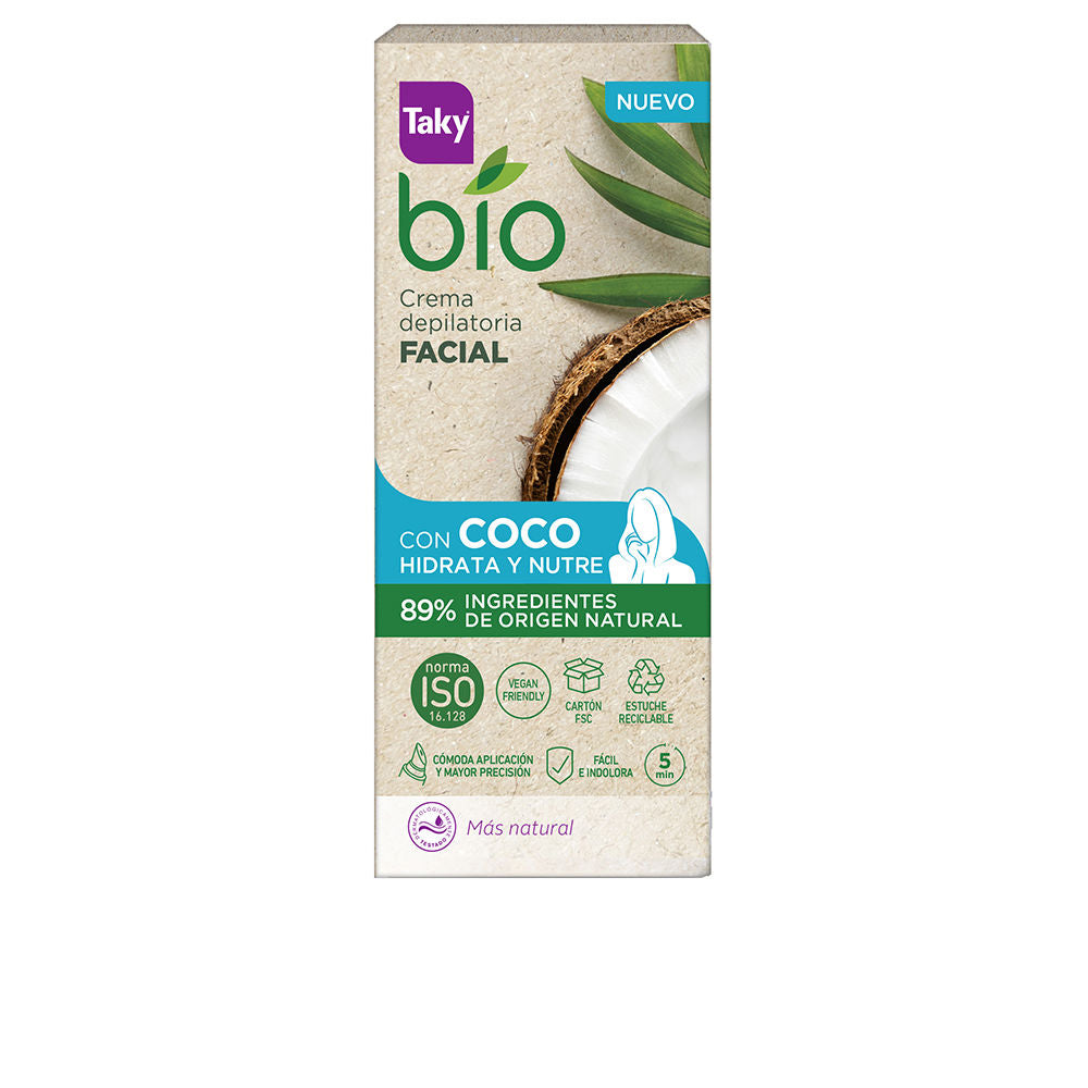 Taky Bio Creme Depilatório Facial de Coco 20ml