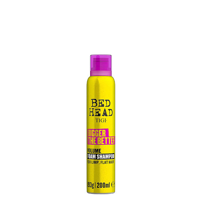 Champú espumoso para volumen Tigi Bed Head Bigger the Better 200 ml