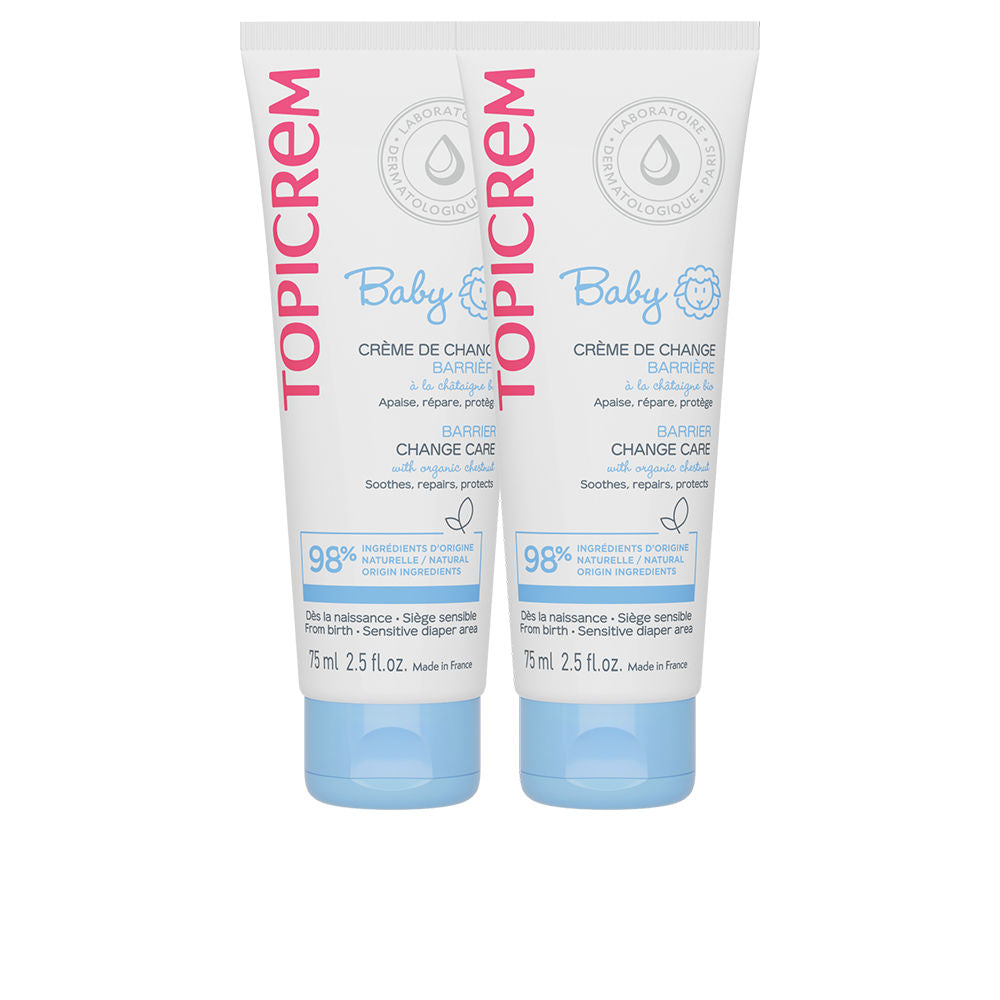 Topicrem Baby Conjunto Creme Muda-Fraldas 2x75ml