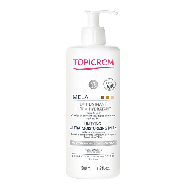 Topicrem Mela Leite de Corpo Unificador Ultrahidratante FPS15 500ml