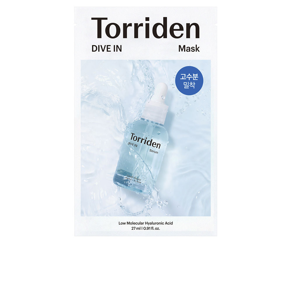 Torriden Dive-In Máscara Facial com Ácido Hialurónico 27ml