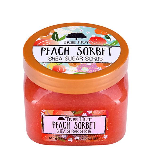 Tree Hut Peach Sorbet Esfoliante de Açúcar e Karité 510g