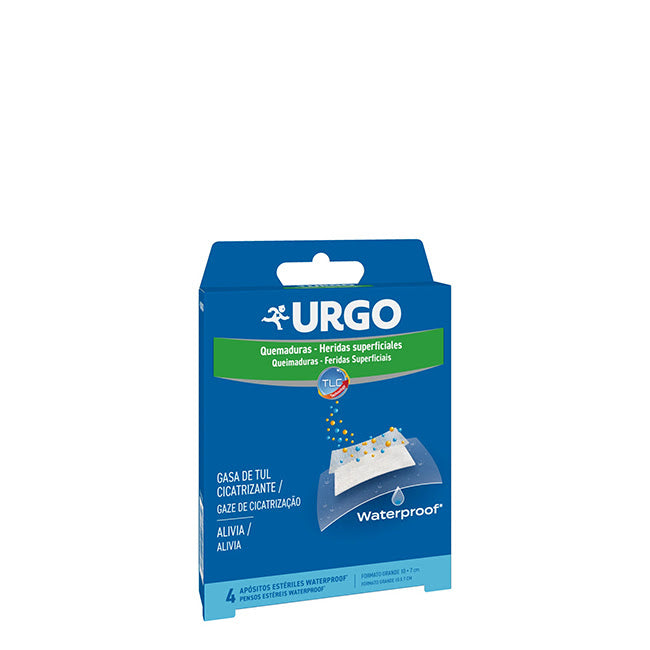 Urgo Queimaduras Pensos à Prova de Água x4