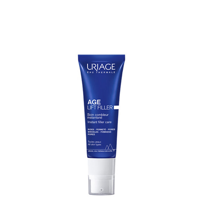 Uriage Age Lift Cuidado Filler Instantáneo con Retinol y Ácido Hialurónico - Efecto Relleno y Difuminador instantáneo. Base de maquillaje ideal - Sin perfume - Apto para pieles sensibles - 30ml