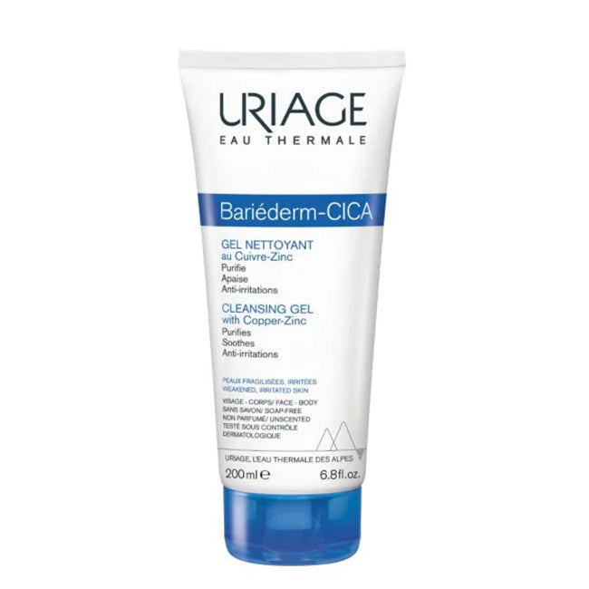 Uriage Bariéderm-Cica Gel de Limpeza 200ml