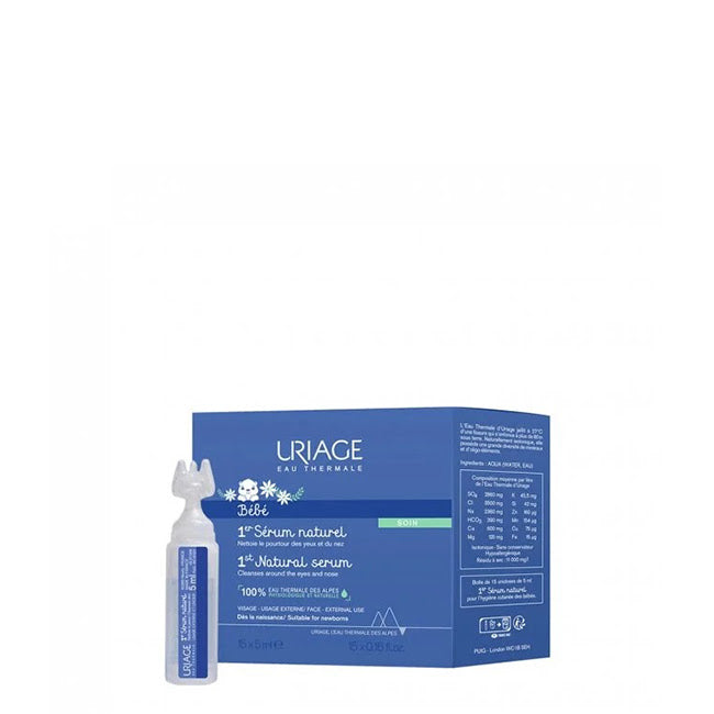 Uriage Bebé Soro Fisiológico Natural 15x5ml