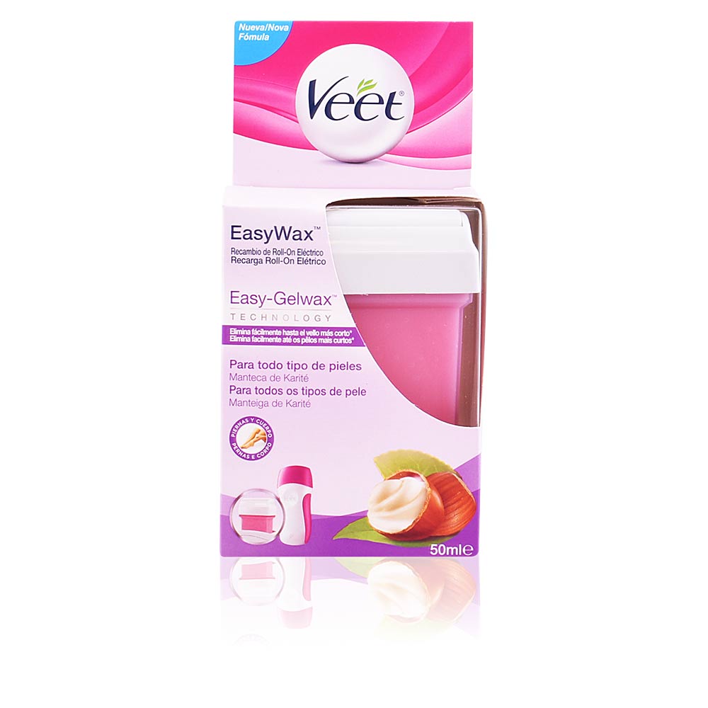 Veet Easy Cera em Roll-on Recarga Pernas e Braços 50ml