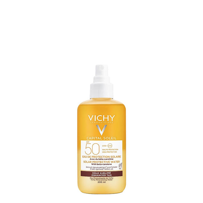 Vichy Capital Soleil Agua De Protección Solar Luminosidad Spf50 200ml – imagen 2