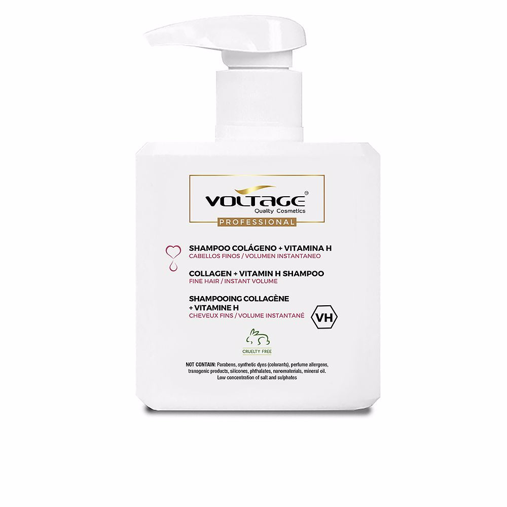 Champú de colágeno y vitamina H de Voltage Cosmetics (500 ml)