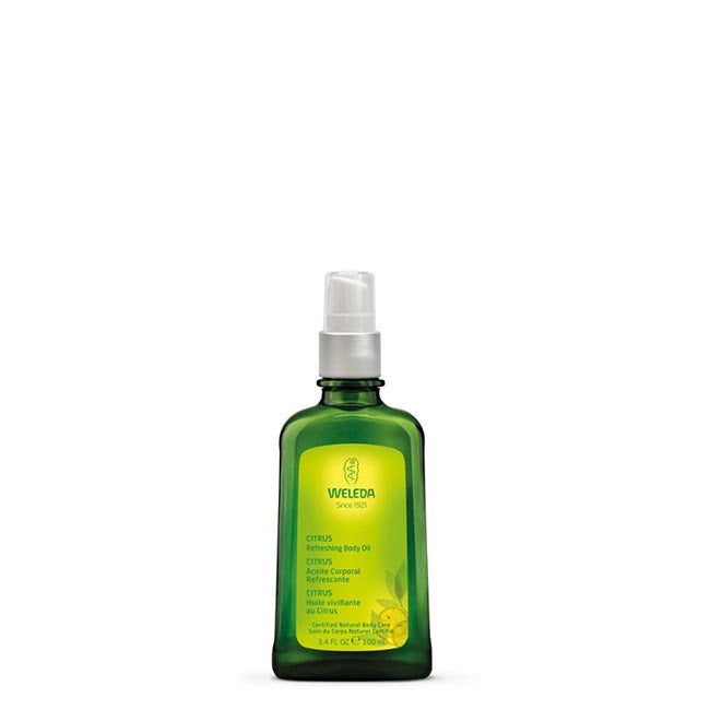 Aceite corporal hidratante y refrescante cítrico Weleda 100 ml