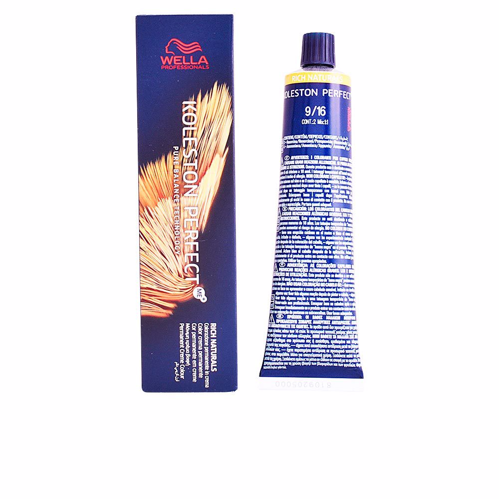 Wella Professionals Koleston Perfect Me+ Rich Naturals Coloração 9/16 60ml