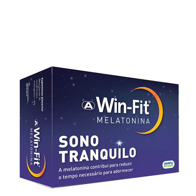 Win-Fit Melatonina Comprimidos Mastigáveis x60