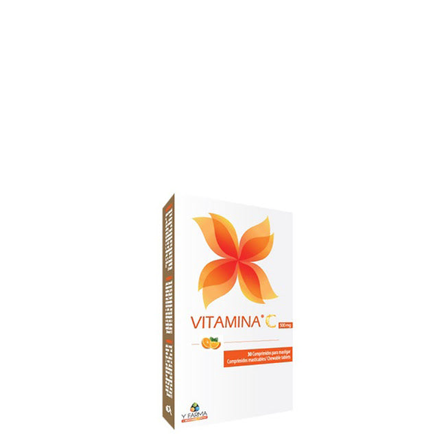 Y Farma Vitamina C 500mg Comprimidos Mastigáveis x30