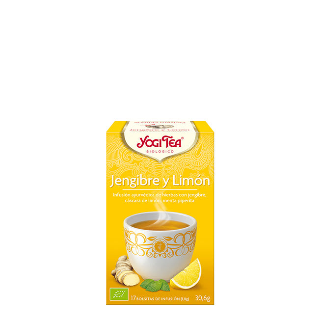 Yogi Tea Bio Gengibre Limão Saquetas x17