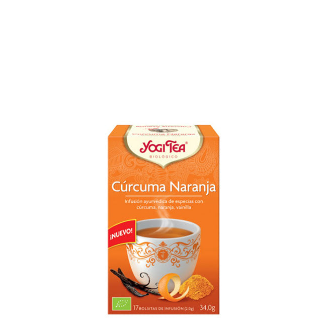 Yogi Tea Bio Curcuma Laranja Saquetas x17