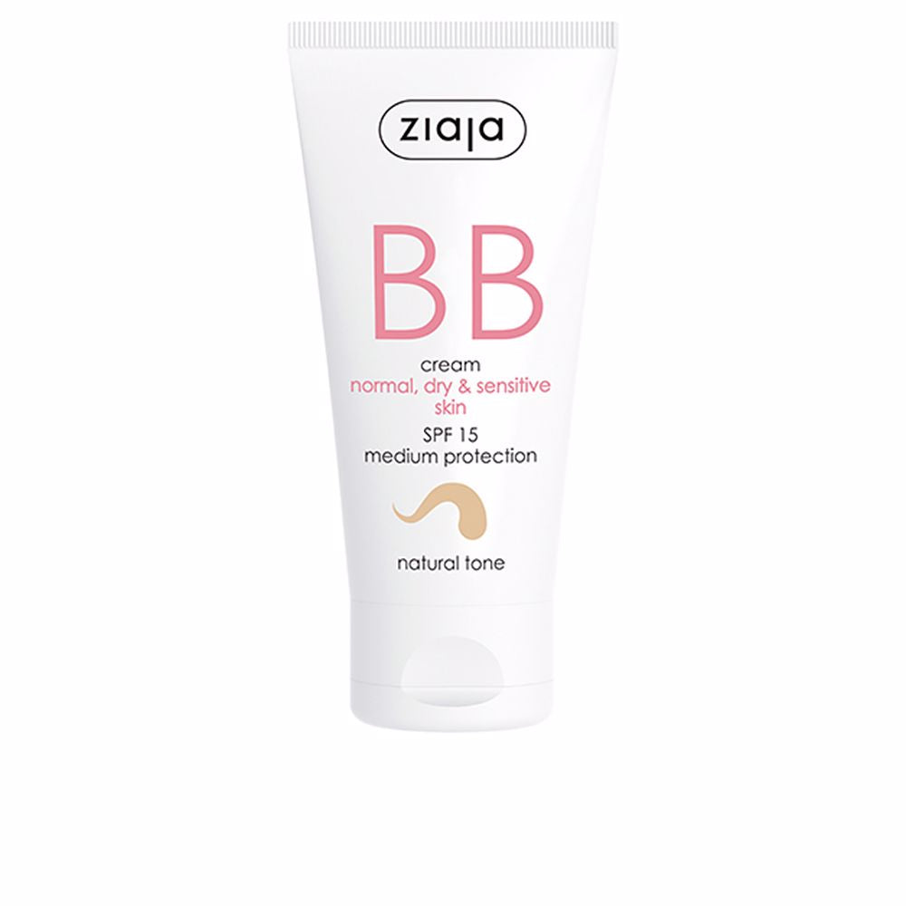 Ziaja BB Cream Pele Normal, Seca e Sensível FPS15 Tom Natural 50ml