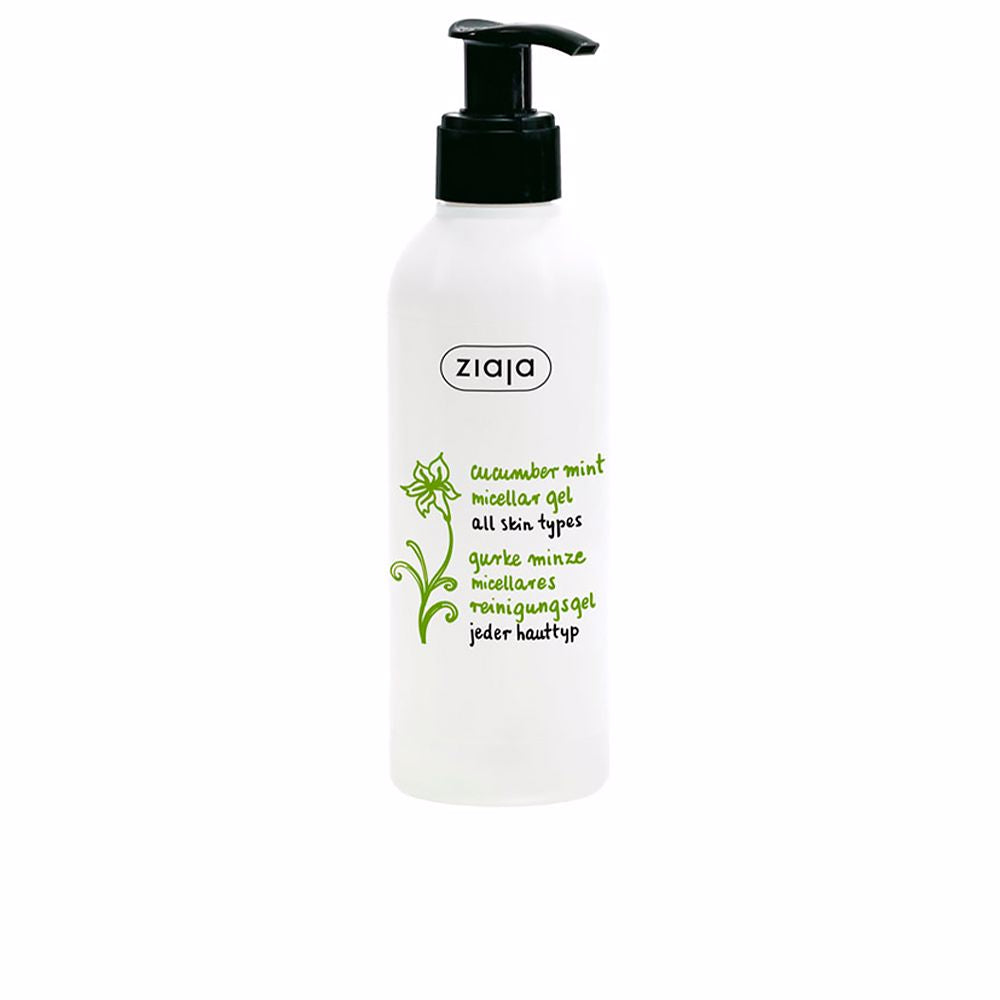 Gel limpiador micelar de pepino y menta Ziaja 200 ml