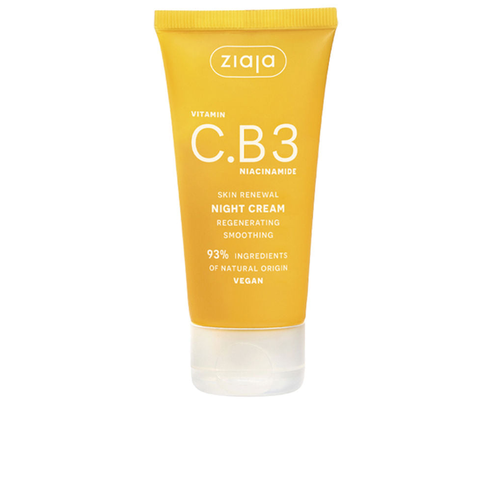 Crema de noche regeneradora con vitamina C y niacinamida B3 de Ziaja, 50 ml