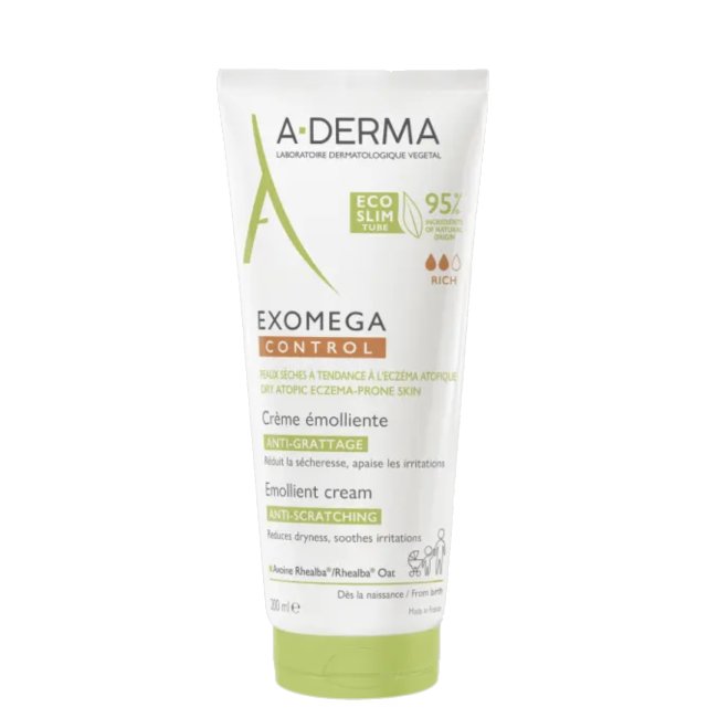 A-derma Exomega Control Crema Emoliente 200 Ml