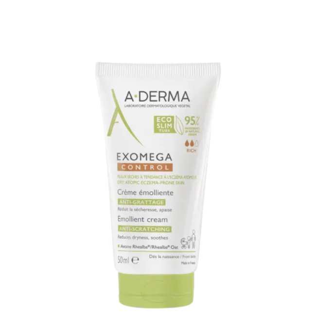 A-derma Exomega Control Crema Emoliente 50 Ml