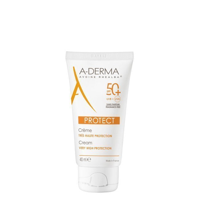 A-Derma Protect Creme Pele Normal a Seca SPF50+ Sem Perfume 40ml