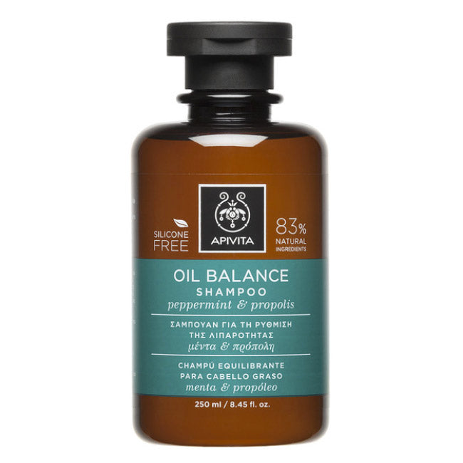 Apivita Champú Equilibrante Cabello Graso Menta & Propóleo 250ml – imagen 2