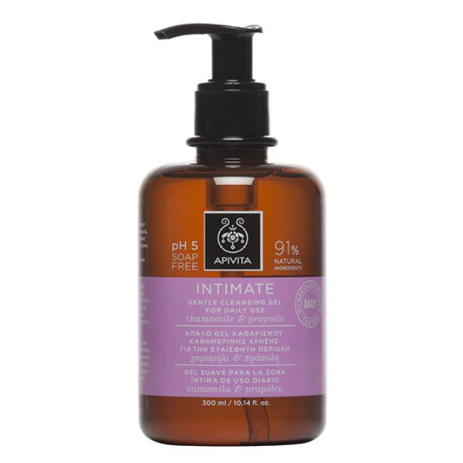 Gel limpiador íntimo diario Apivita 300 ml