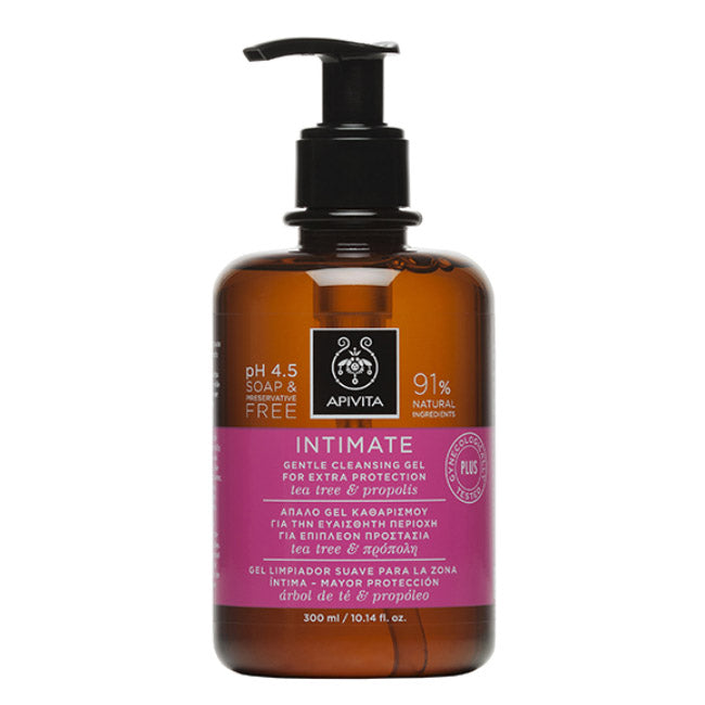 Gel Limpiador Íntimo Apivita Extra Protección 300 ml