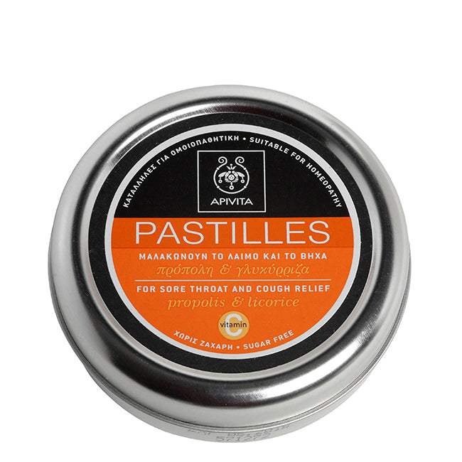 Apivita Pastilhas Alcaçuz e Própolis 45gr
