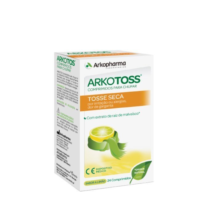 Arkotoss Tosse Seca Sabor Limão Comprimidos x24