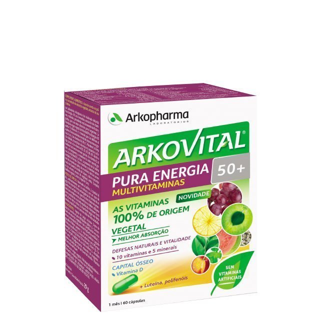 Arkovital Pura Energia 50+ Cápsulas x60