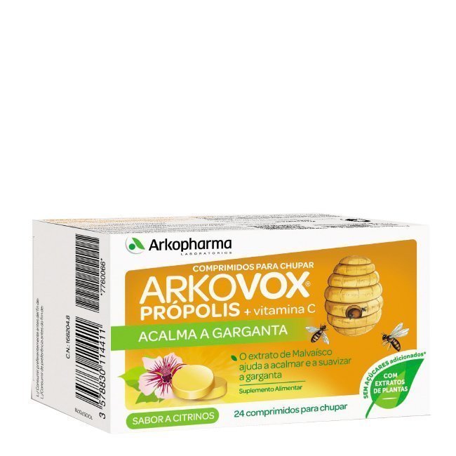 Arkovox Própolis + Vitamina C - Citrinos Comprimidos x24