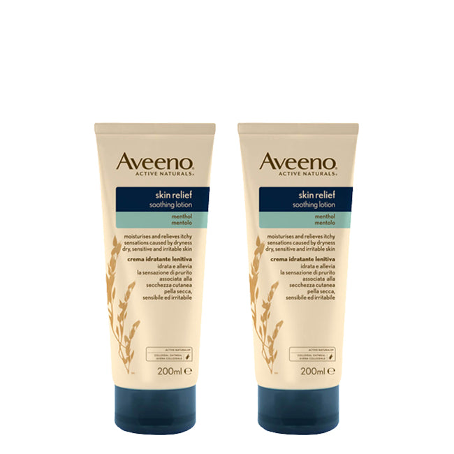 Aveeno Skin Relief Duo Pack Creme Lenitivo Mentol 2x200ml