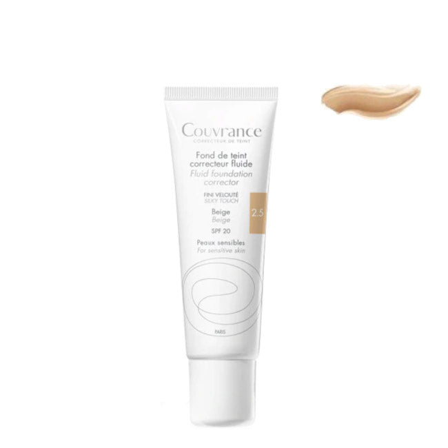 Avène Couvrance Base Fluída Cor 2.5 Bege 30ml