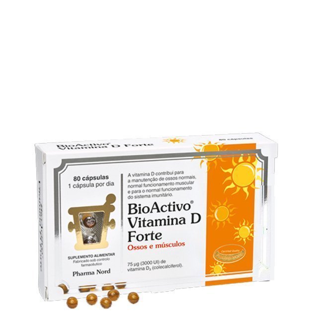 Bioactivo Vitamina D Forte Cápsulas 80unid