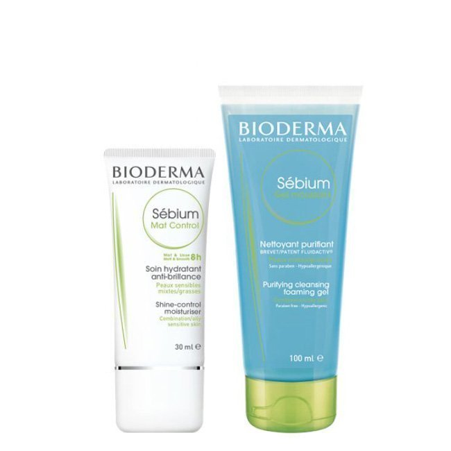 Bioderma Sebium Mat Control Pack Oferta Gel Moussant
