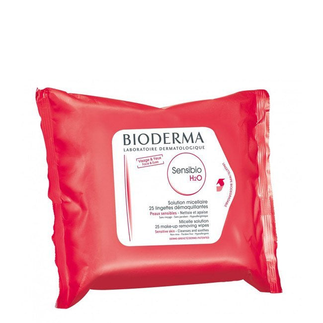 Bioderma Sensibio H2O Toalhitas Desmaquilhantes Suaves 25unid