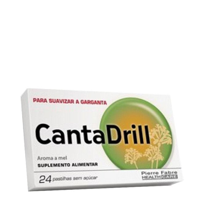 CantaDrill Garganta Pastilhas Sem Açúcar 24unid
